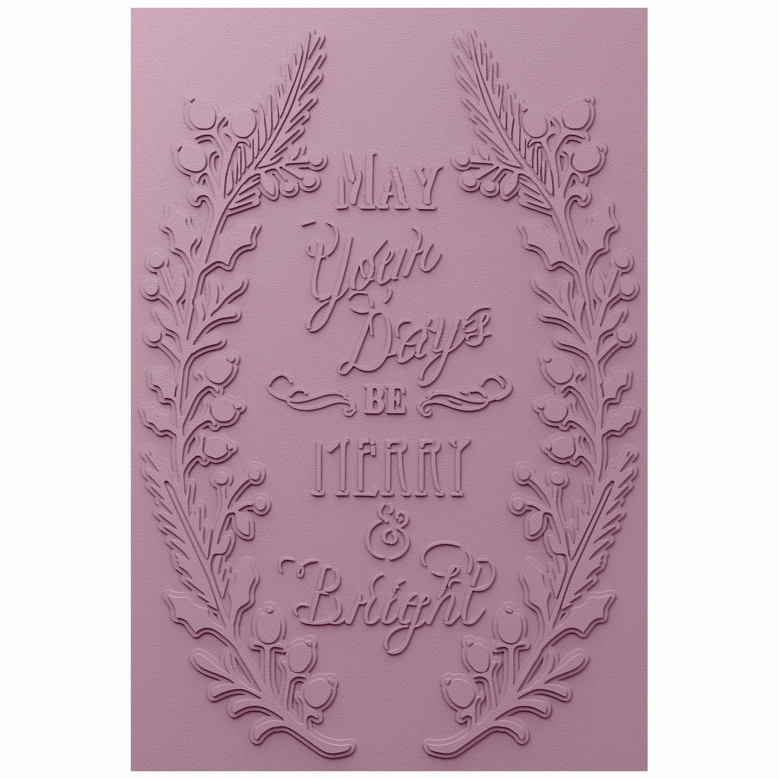 Sizzix • 3d textured impressions embossing folder merry bright