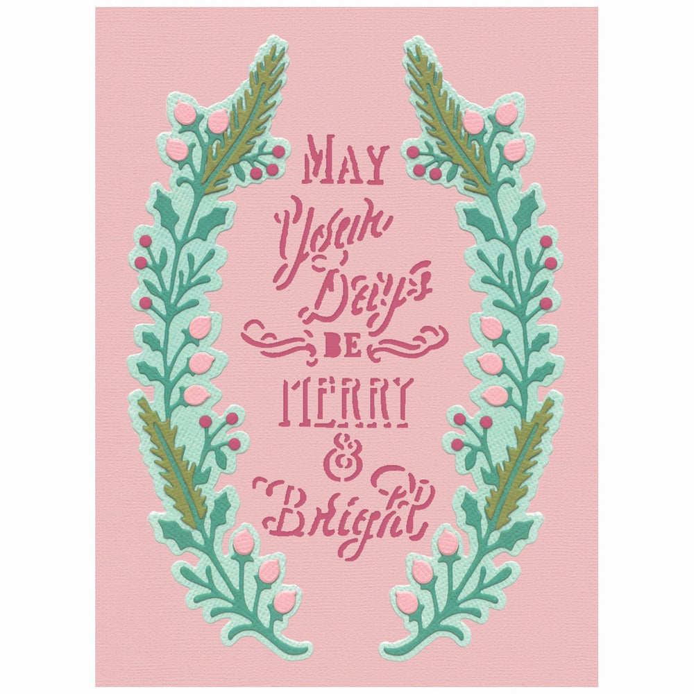 Sizzix • thinlits die set merry bright nr.2 12pcs