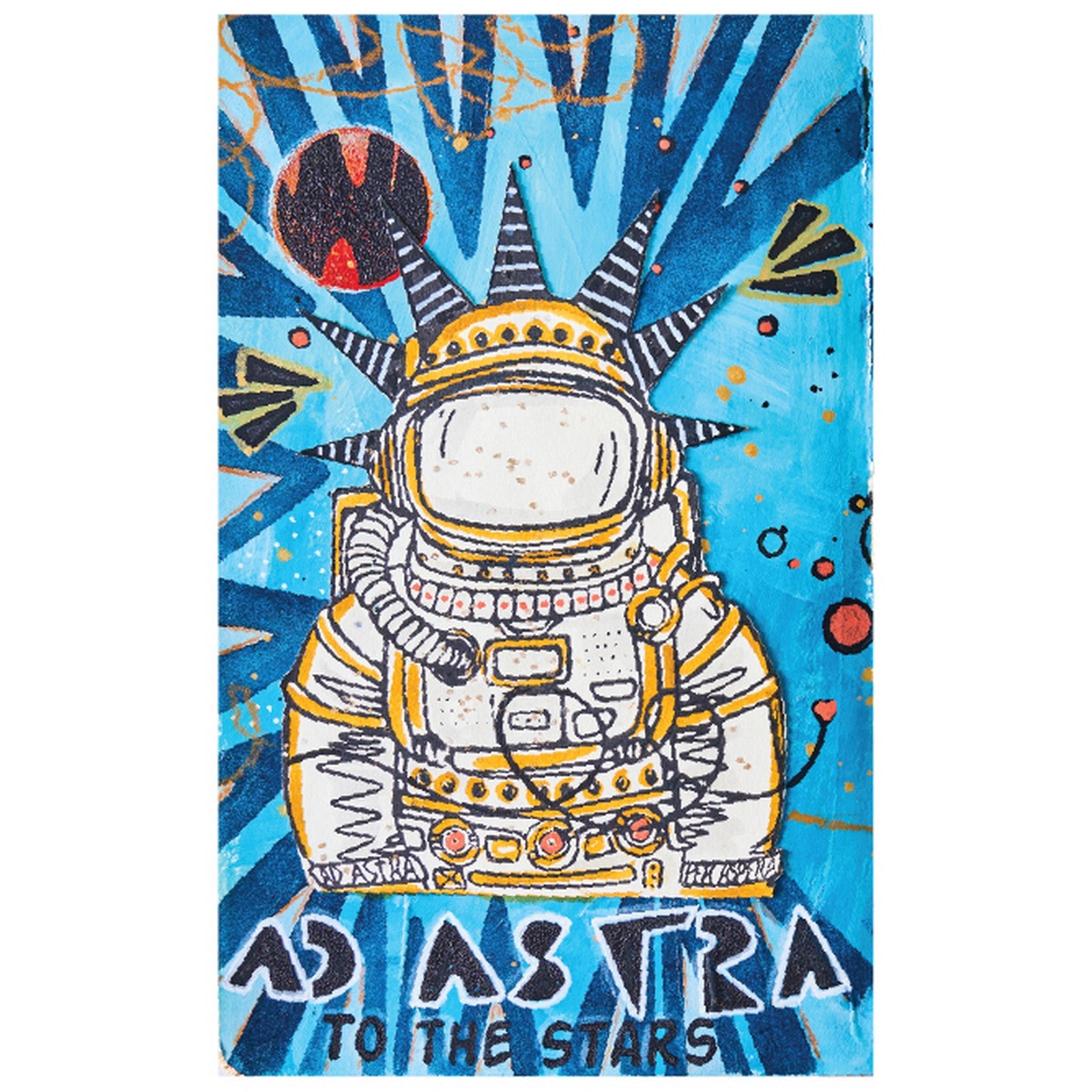 Sizzix • studio clear stamps set 10pcs 3pcs stencils ad astra by cat kerr