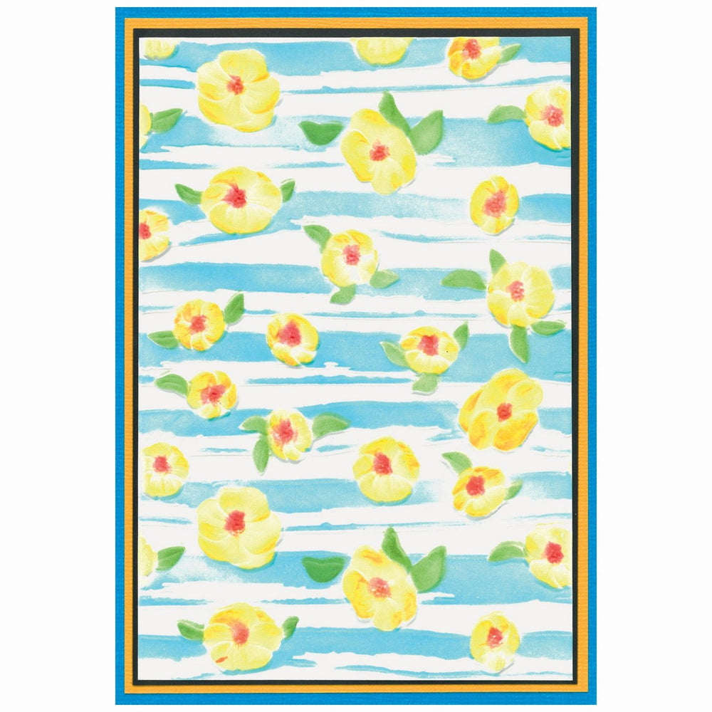 Sizzix • 3d textured impressions embossing folder serene sophisticate