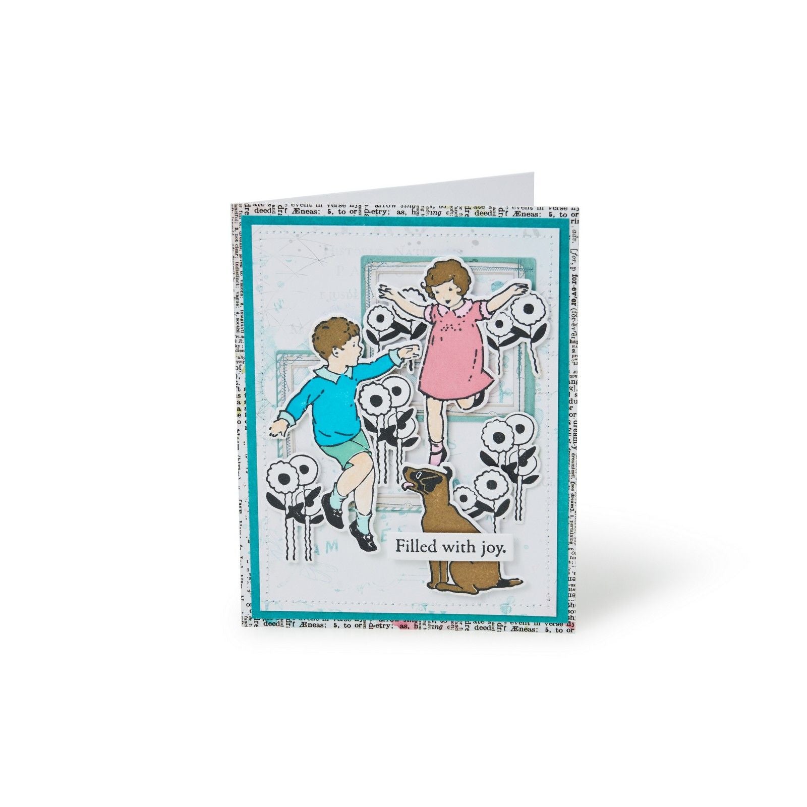 Sizzix • clear stamps with framelits play time 41pcs