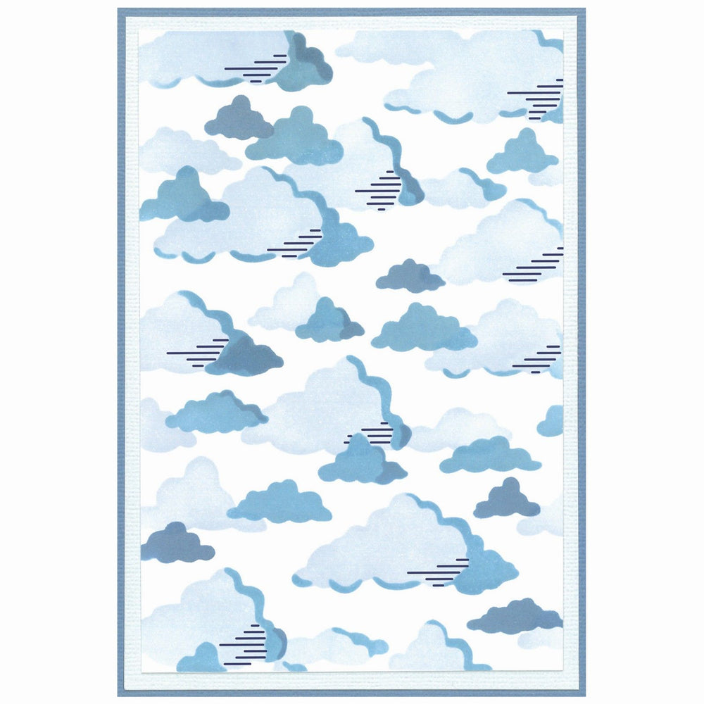Sizzix • layered a6 stencils 4pcs in the clouds by catherine pooler
