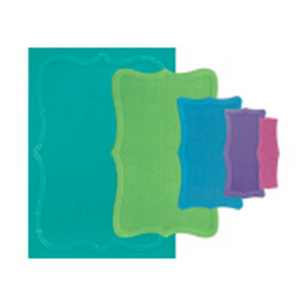 Sizzix • framelits die set 8pcs - framelits reversed doris dotted top note by stacey park