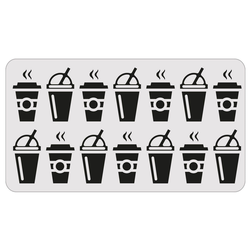 Sizzix • vault embossing folder with thinlits die set fresh brewed by tim holtz 12pcs