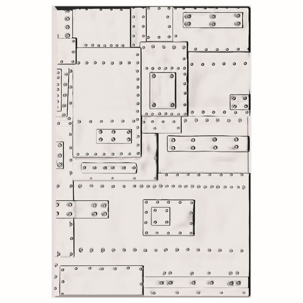 Sizzix • 3d texture fades embossing folder foundry large a5 by tim holtz