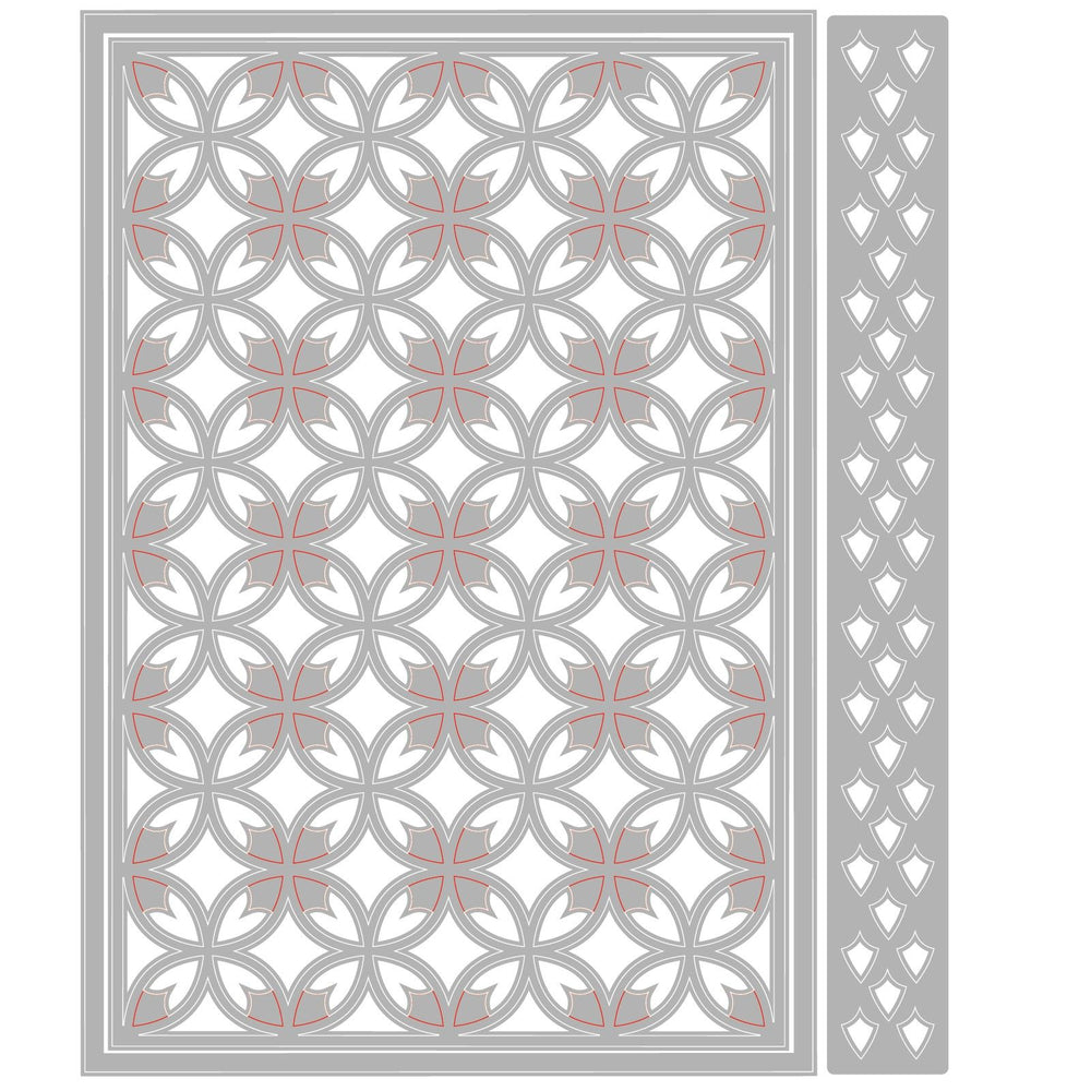 Sizzix • thinlits die set 3pcs wrappings trim front by stacey park