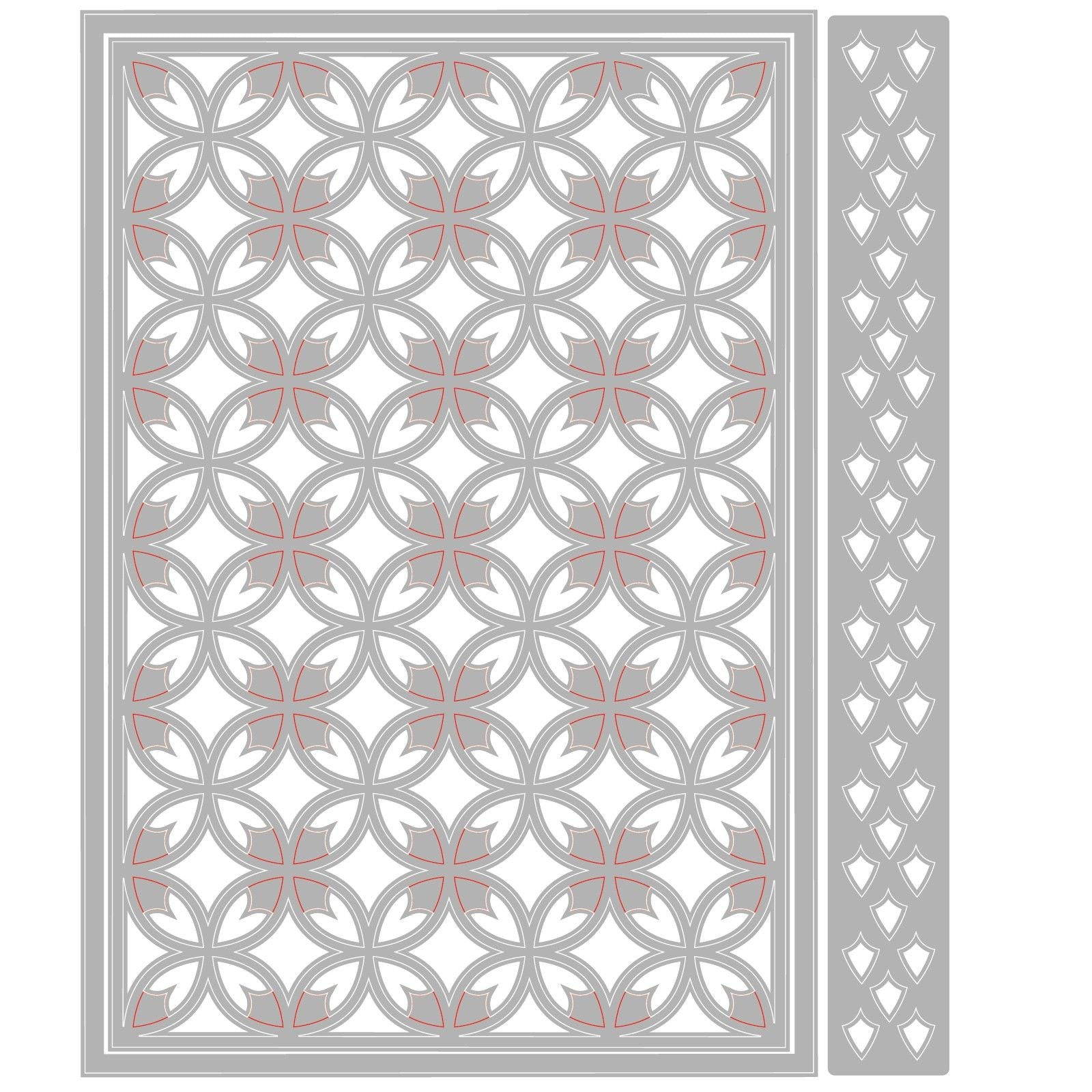 Sizzix • thinlits die set 3pcs wrappings trim front by stacey park