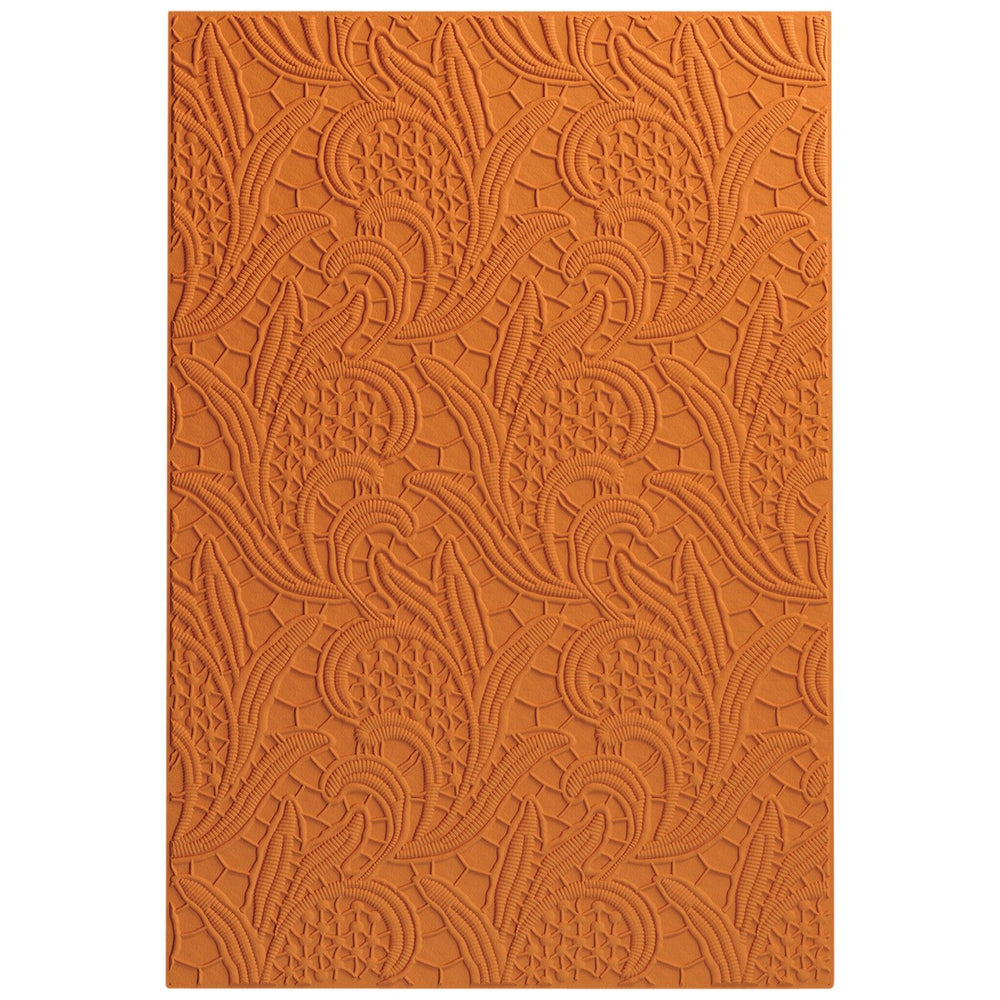 Sizzix • 3d textured impressions a5 embossing folder lacy leaves by eileen hull