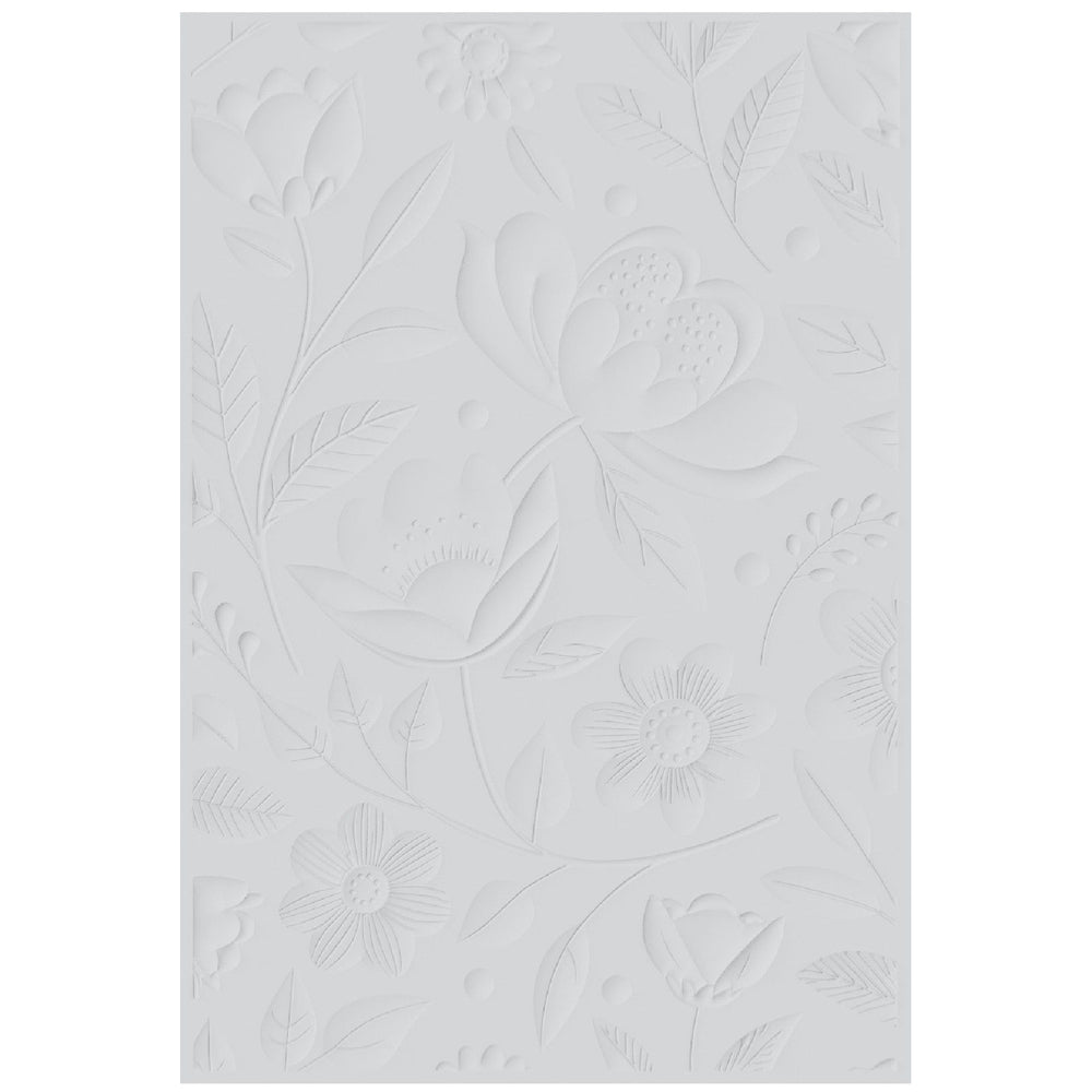 Sizzix • 3d textured impressions embossing folder happy garden nr.1 by catherine pooler
