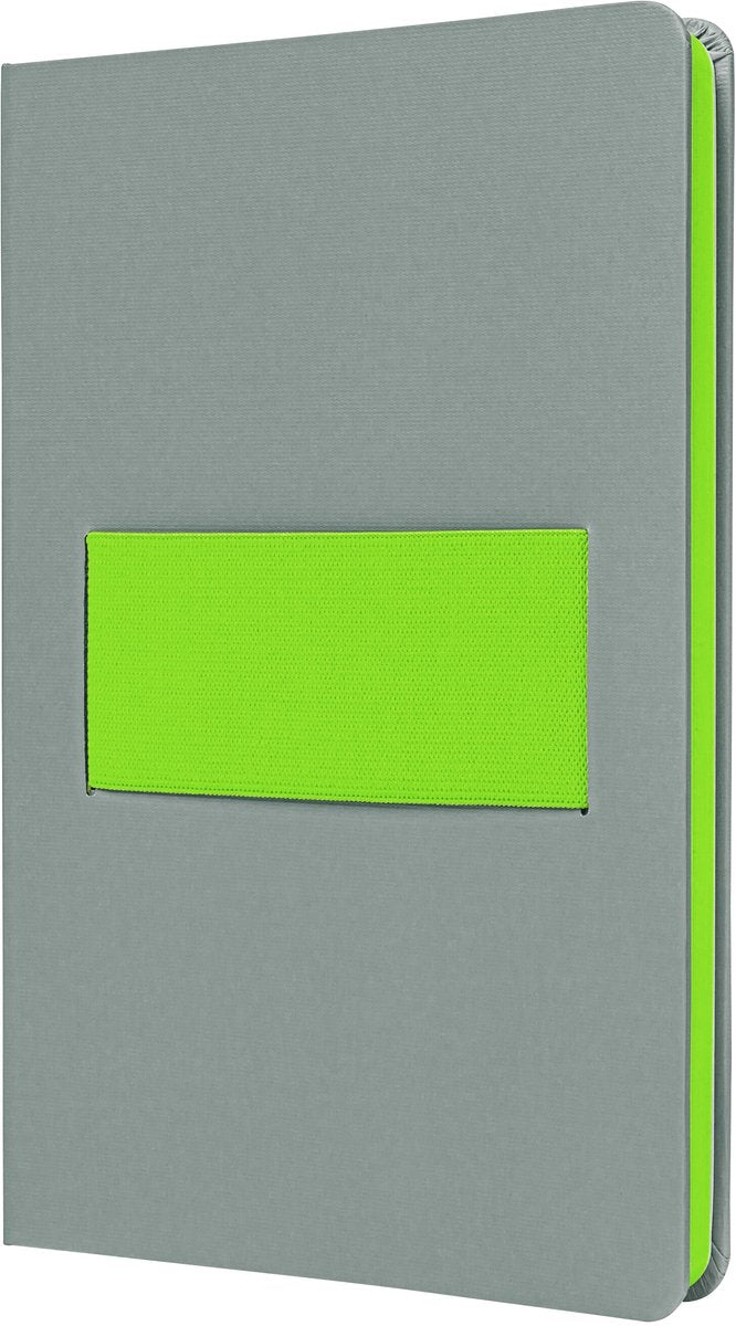 Sigel notitieboek linescape neo - formaat a5 - met lijn - lichtgrijs lime - si-ls201