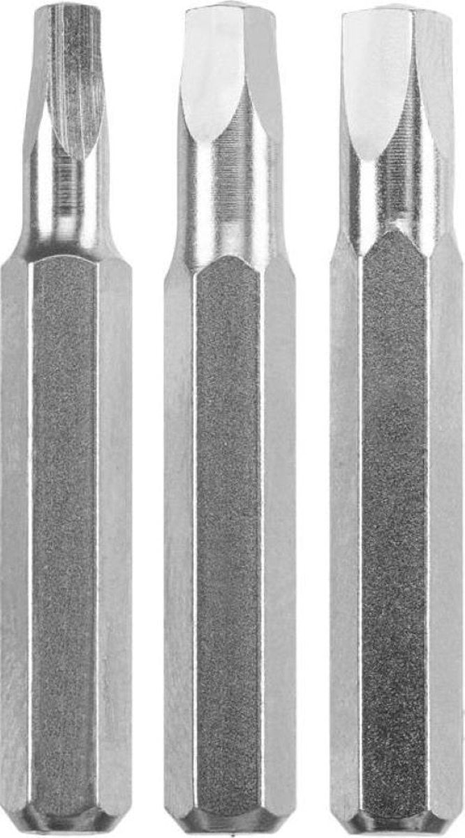 Kwb schroefbit robertson 0,1,2 - lengte 28 mm - micro schacht 4 mm - 128640 - 3 stuks