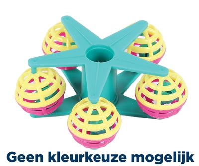 Veel plezier met huisdieren op de kermiscarrousel