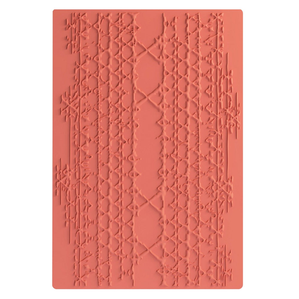 Sizzix • 3-d textured impressions embossing folder magic mesh by seth apter
