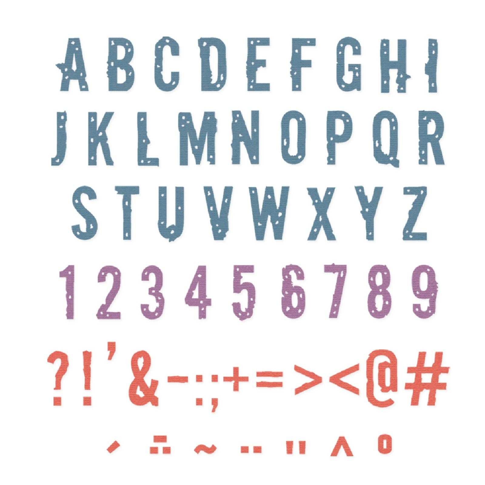 Sizzix • thinlits die set 43pcs typography by seth apter