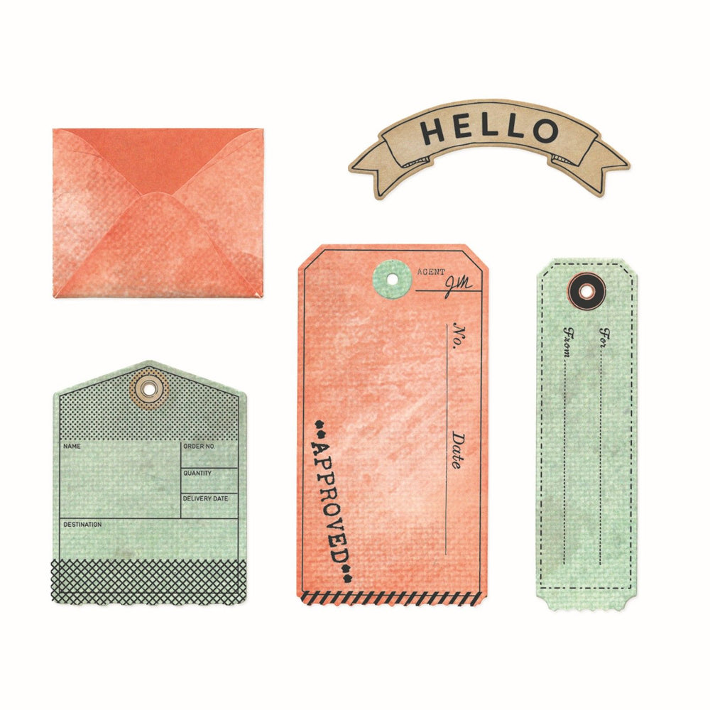 Sizzix • clear stamps set 6pcs 17pcs framelits tag it by 49 market