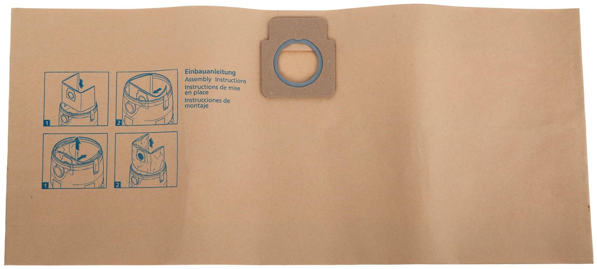 Nilfisk blauwe lijn stofzuigerzakken filter bag 1-ply 5pcs f.turbo gt