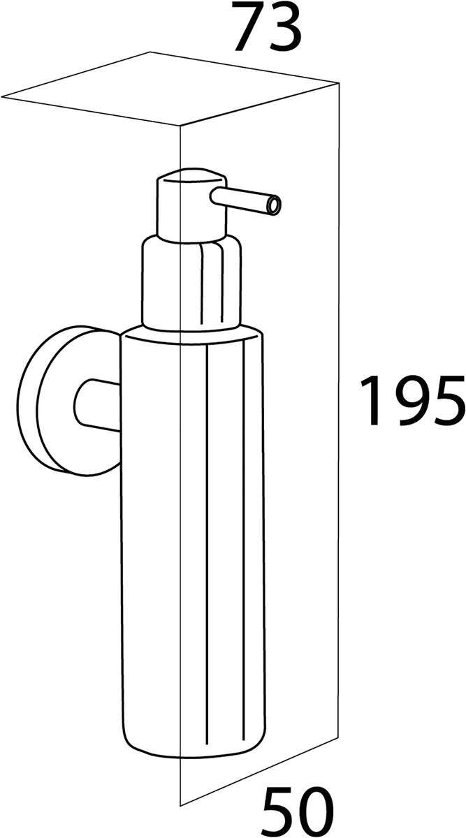 Coram tiger boston zeepdispenser - rvs gepolijst
