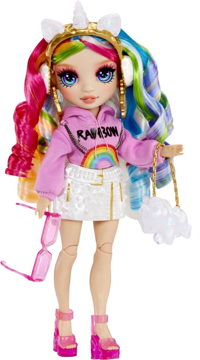 Mga entertainment regenboog hoog kristal mode modepop - amaya