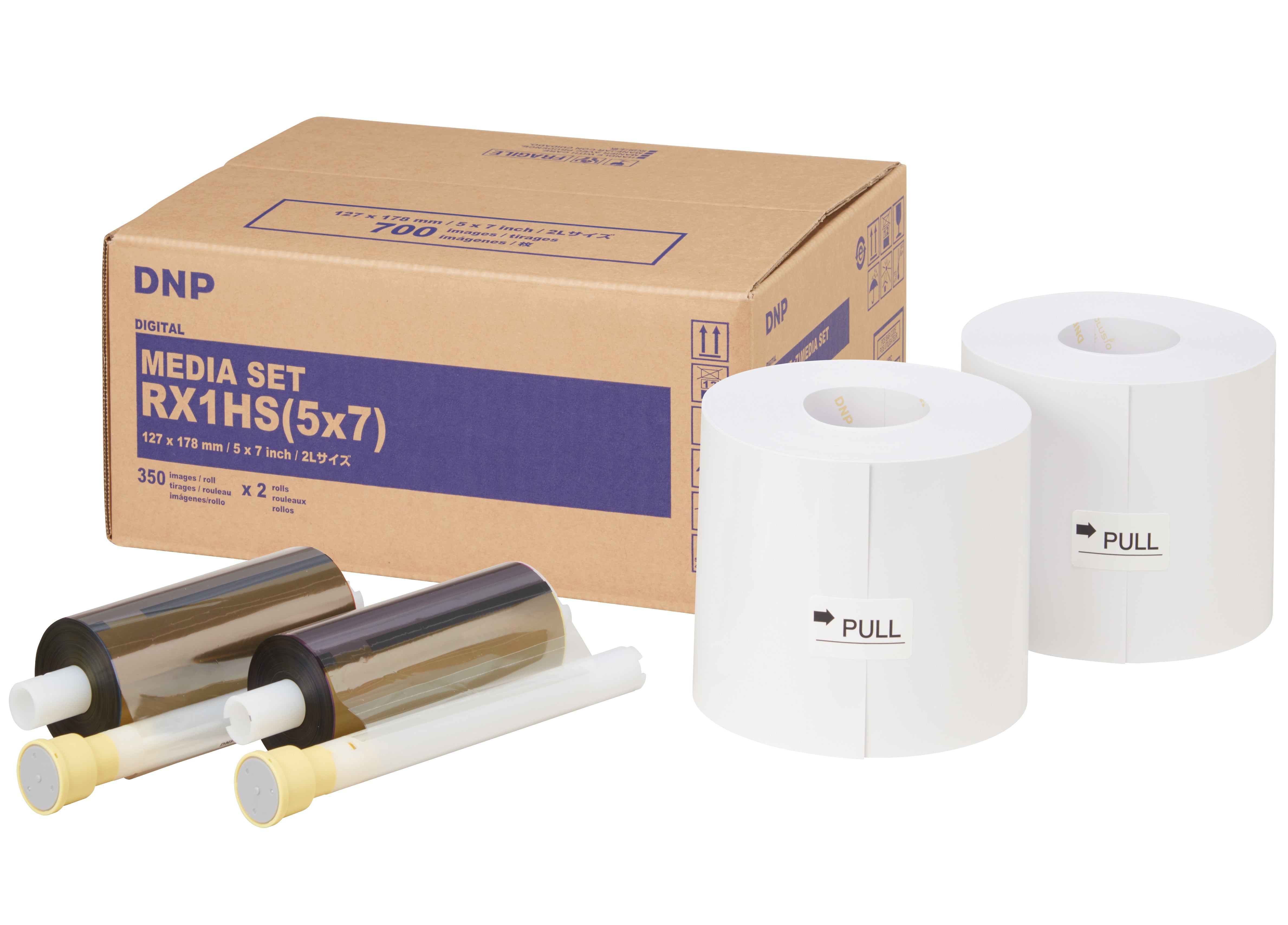 Papier DNP DSRX1HS-5X7 2 rouleaux à 400 pièces 13x18 pour DS-RX1HS