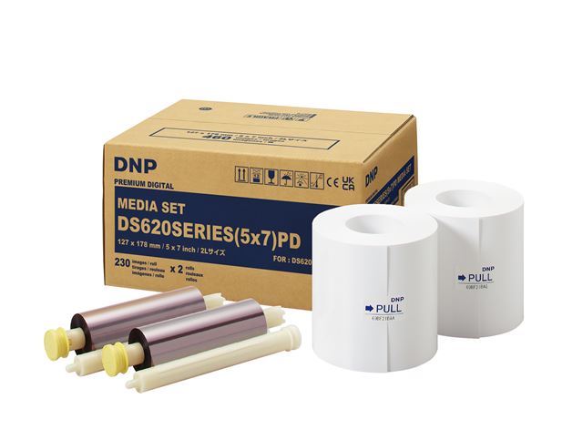 DNP Paper DM57620 2 Rouleaux à 230 Pièces 13x18 pour DS620