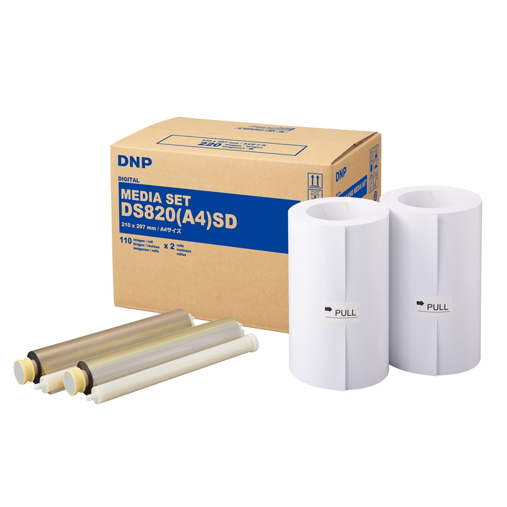 DNP Paper DMA4820 Premium 2 rouleaux à 110 St. A4 pour DS820