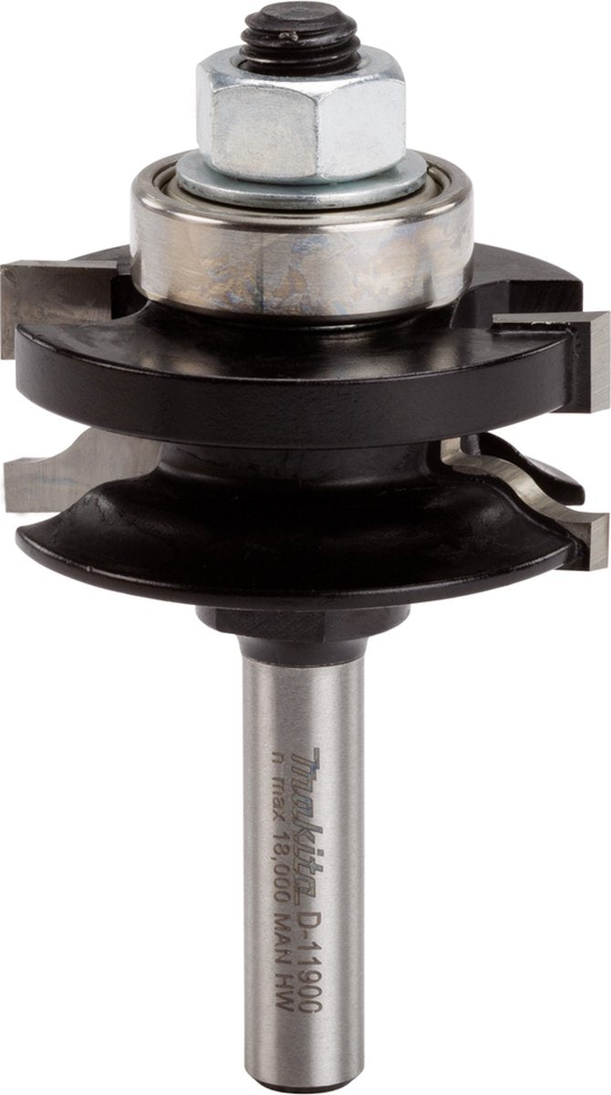 Makita d-11900 freesbit contraprofielfrees + lager s 8mm 41,28 s8 r4,76