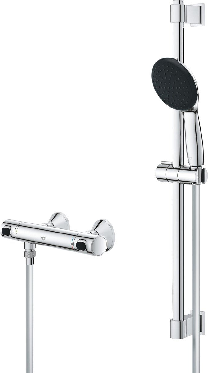 Grohe quickfix precision flow doucheset - waterbesparend - chroom