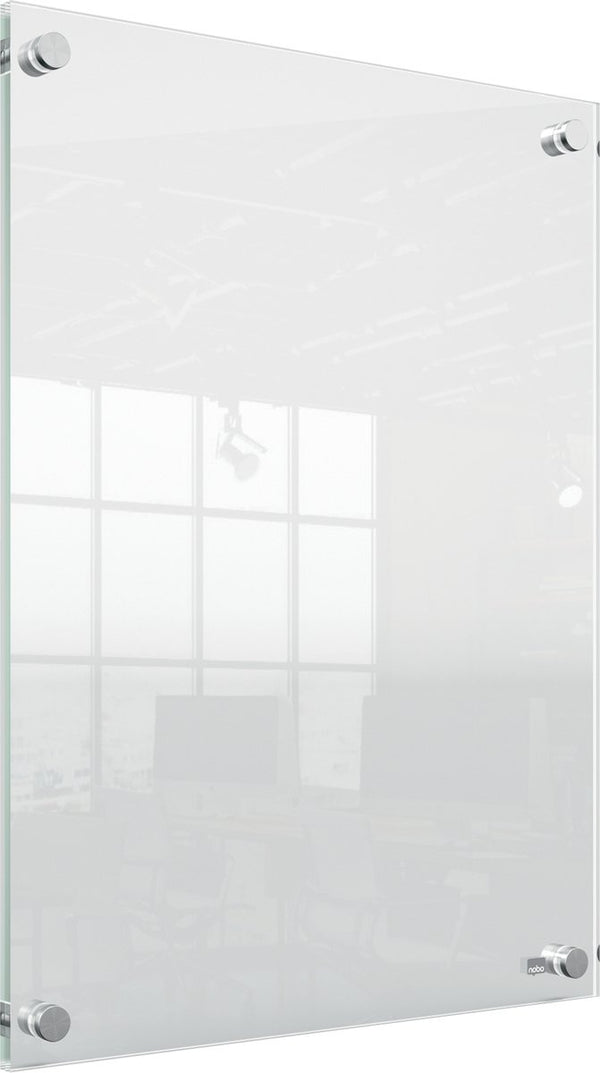 Nobo premium plus wandgemonteerde a3 poster frame voor documenten, posters - met hoekmontage - transparant acryl
