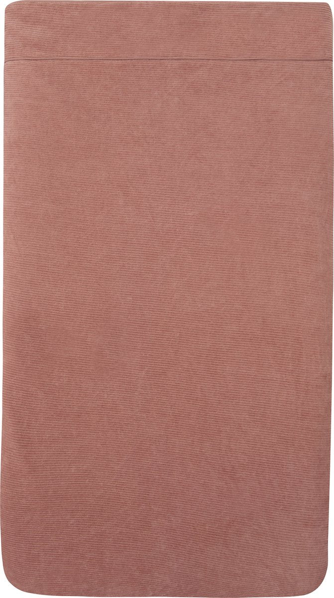 Witlof for kids wiegdeken tuck-inn dusty pink velvet rib 40 x 80 cm