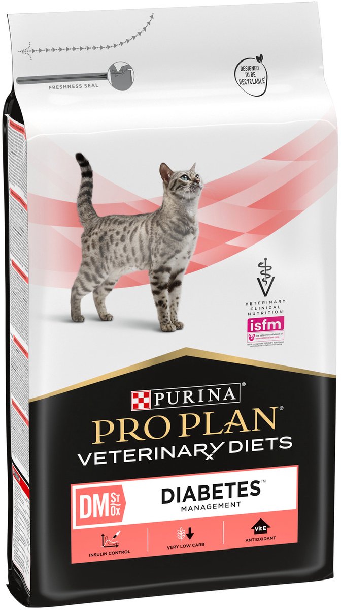 Pro plan veterinary diets feline dm diabetes management - kattenvoer - 5 kg