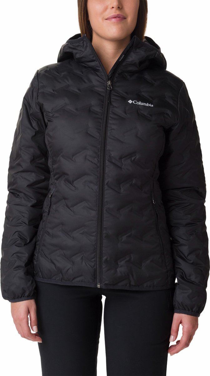 Columbia delta ridge™ ii down hooded jacket women's outdoorjas - black - maat m