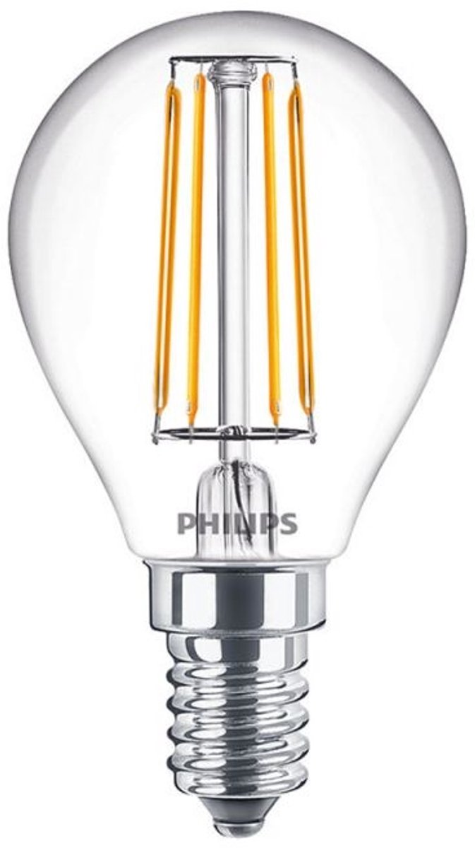 Philips led philips - master value ledluster e14 kogel filament helder 3.4w 470lm - 927 zeer warm wit | beste kleurweergave - dimbaar - vervangt 40w