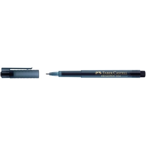 Fineliner faber-castell 2b 155499 zwart 0,8 mm