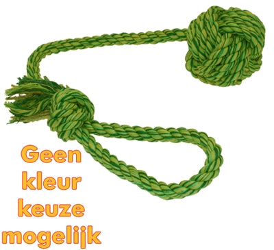 Happy pet nuts voor werpflostouw met touwbal