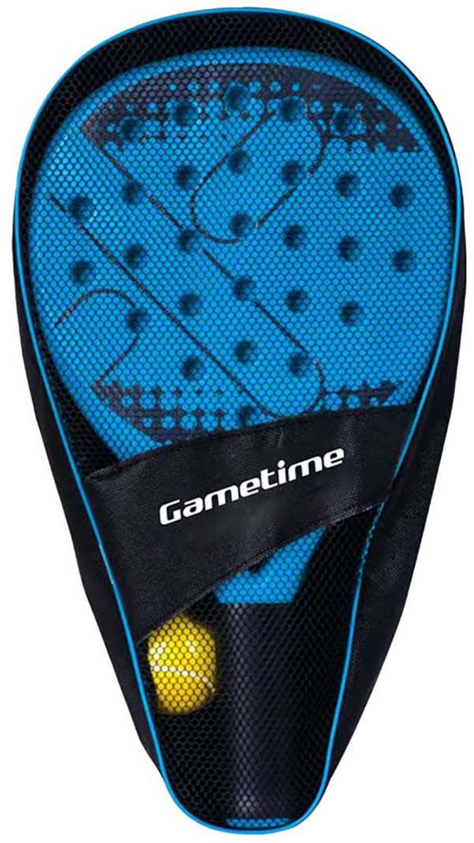 Gametime padelset van 2 rackets met bal in opbergtas, 3dlg.