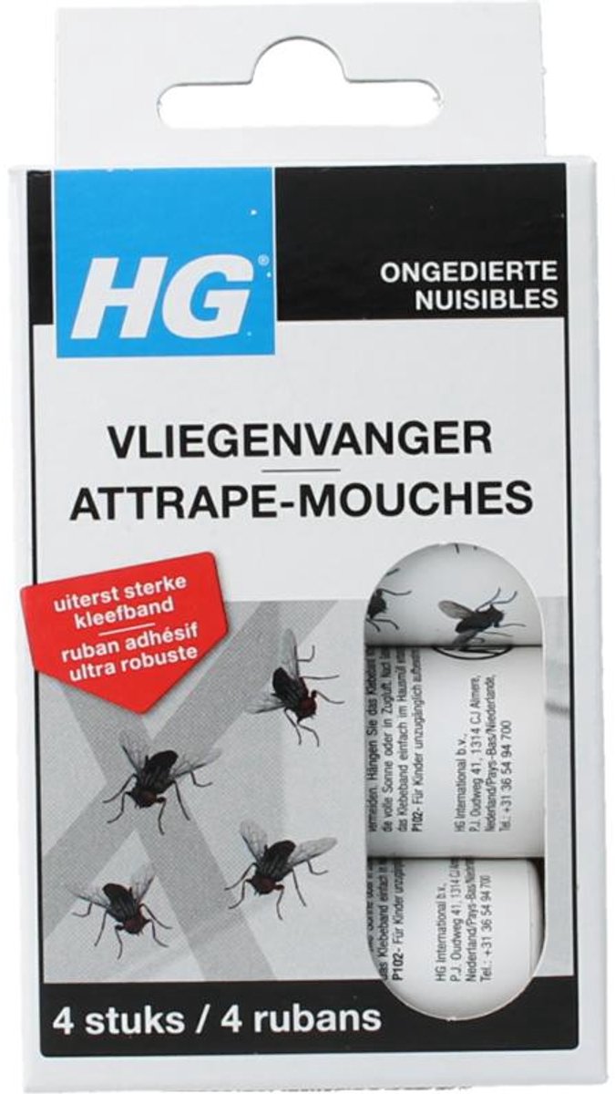 Hg x vliegenvanger 4st