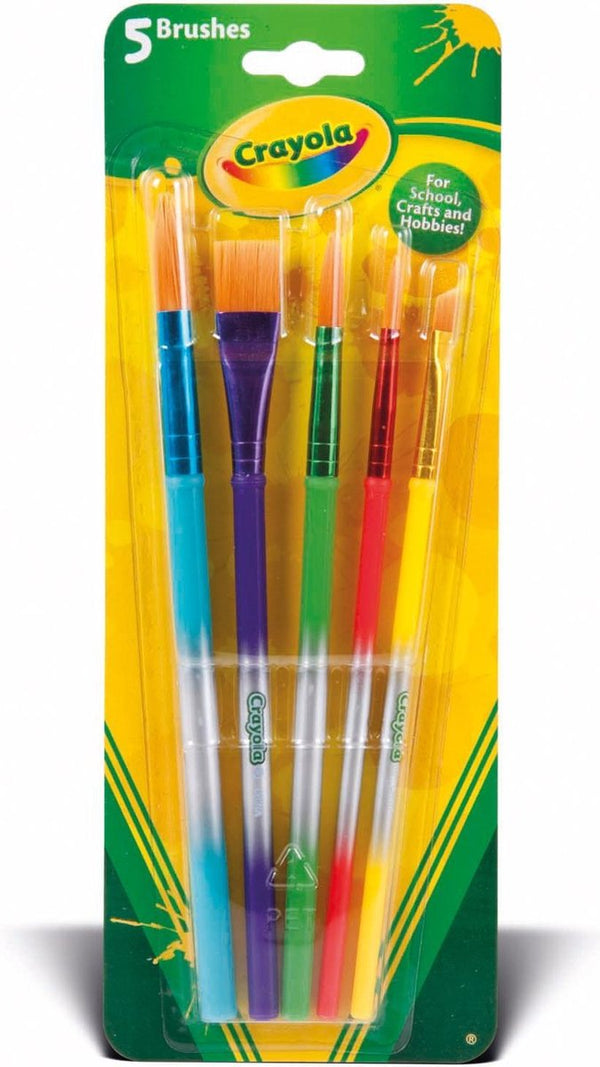 Crayola - hobby paint brush - 5 brushes - for children