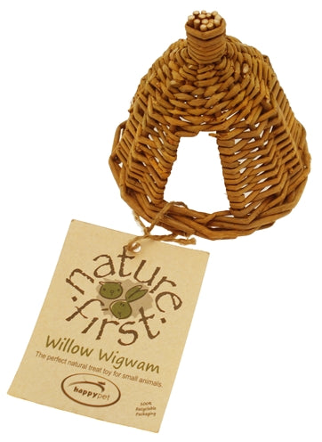 Natuur eerste blije huisdier wilgen wigwam