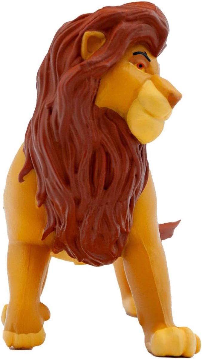 Bullyland 12257 – speelfiguur disney the lion king mufasa – levensecht en detailrijk vormgegeven – ideaal als taartfiguur, verzamelobject of klein cadeautje voor kinderen vanaf 3 jaar