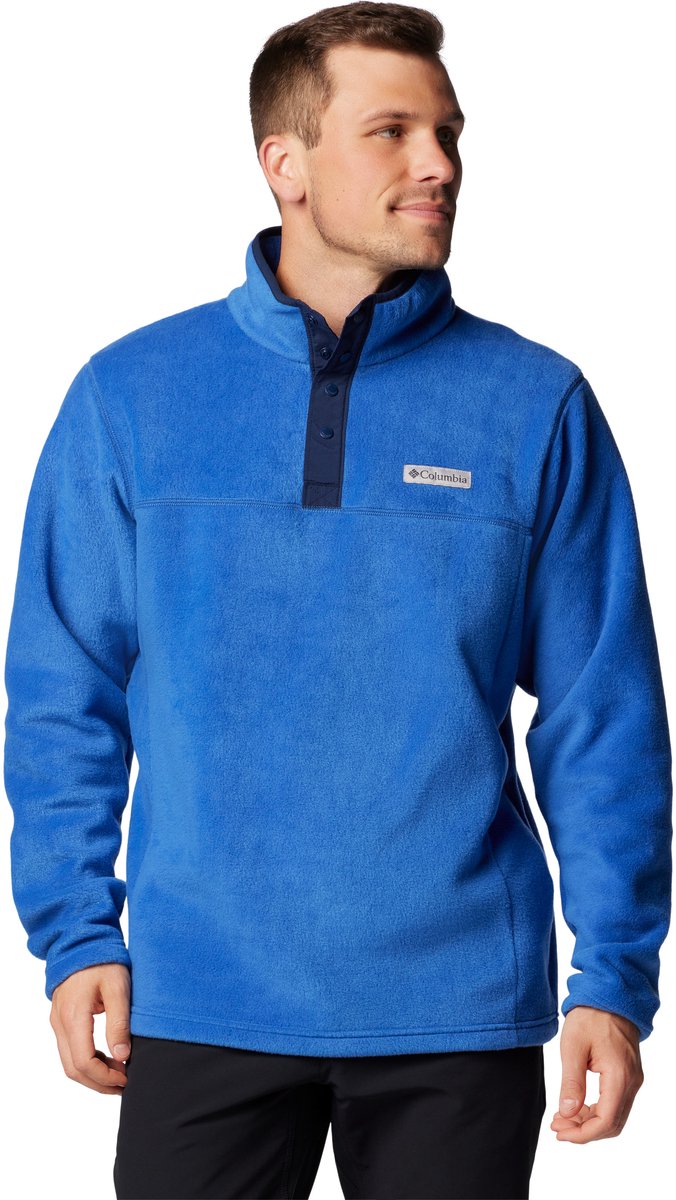 Columbia steens mountain™ half snap ii heren outdoortrui - mountain blue, collegiate navy