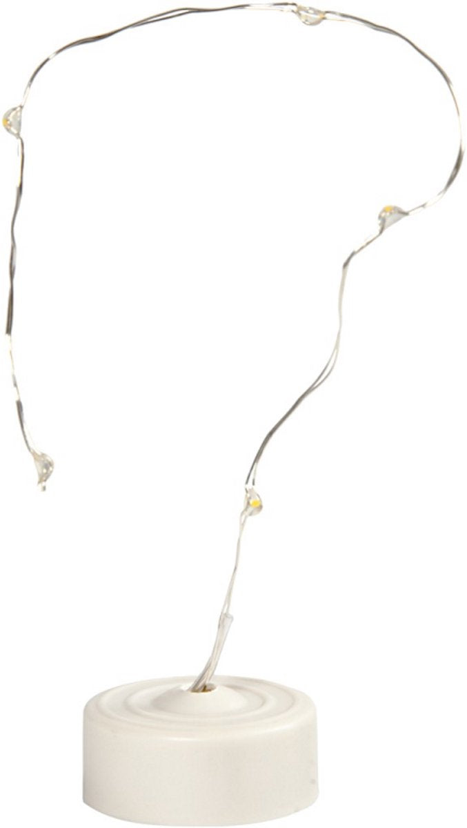 Creativ company cc led lichtslinger 27 cm zilver