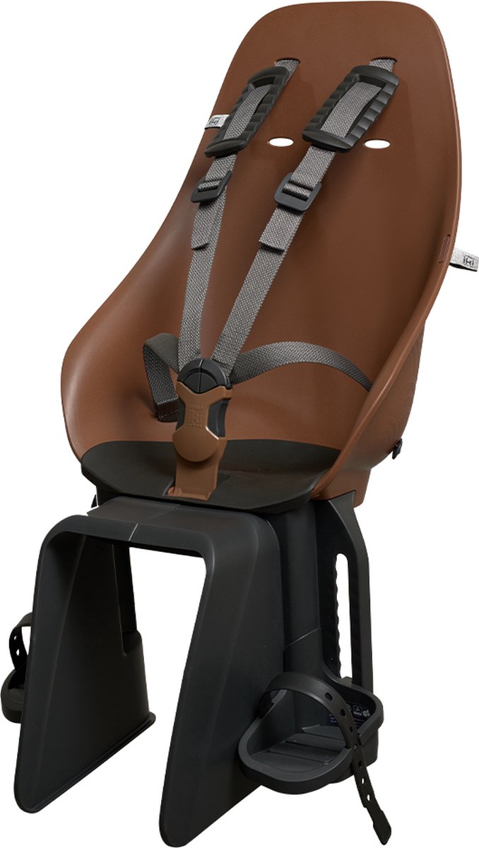 Urban iki bio fietsstoeltje achter ta–ke mik hd - haniwa brown bincho black