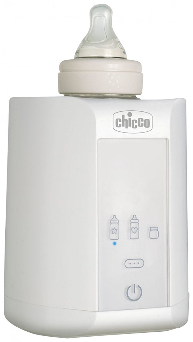 Chicco flessenwarmer voor thuis - warmt melk potjes babyvoeding op in minder dan 4 minuten | houdt 1 uur warm (0m+)