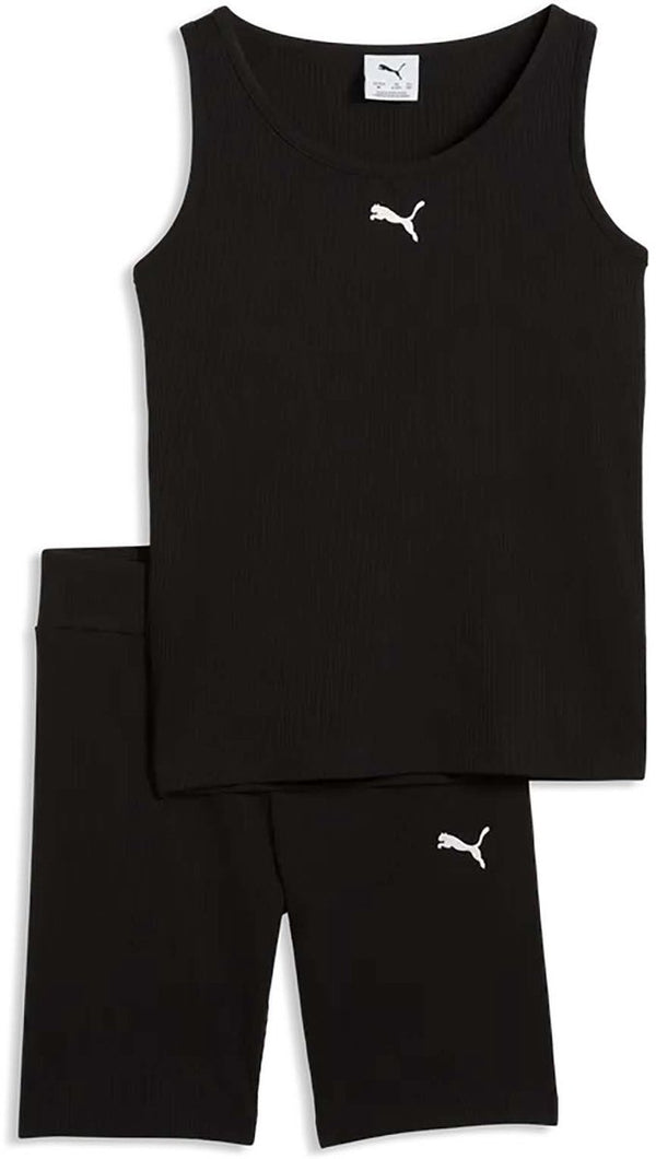 Puma ess elevated rib tank and short leggings set g 176