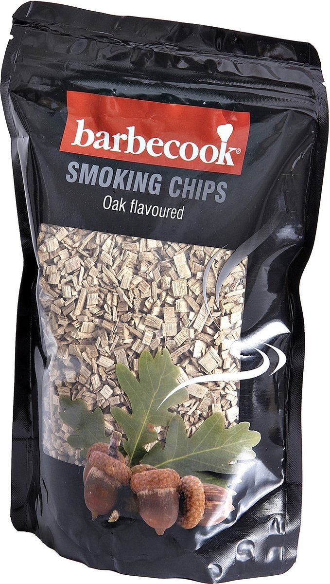 Barbecook eik rookchips - zwart