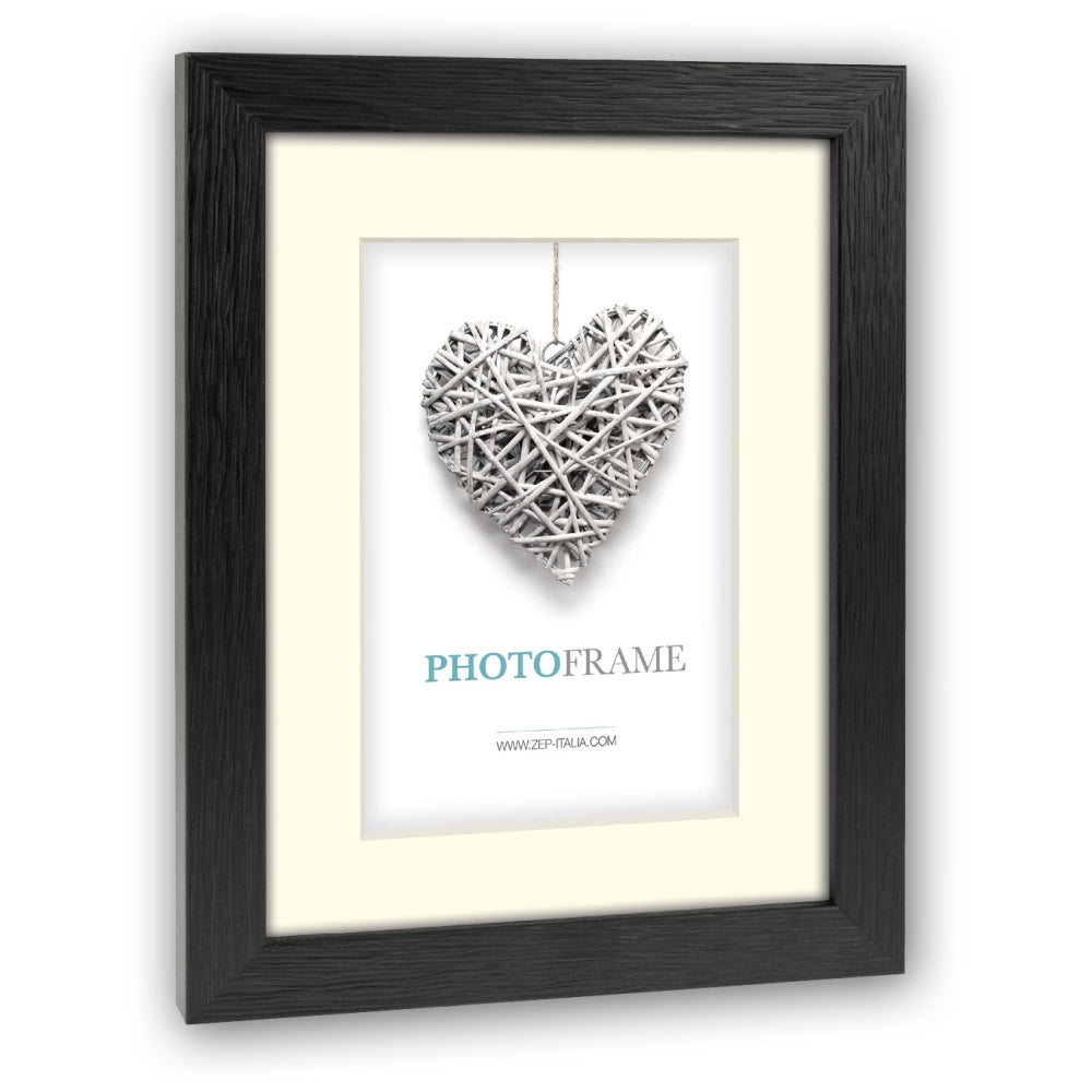 Cadre Photo Zep V32685 Regent 5 Noir 10x15 15x20 cm