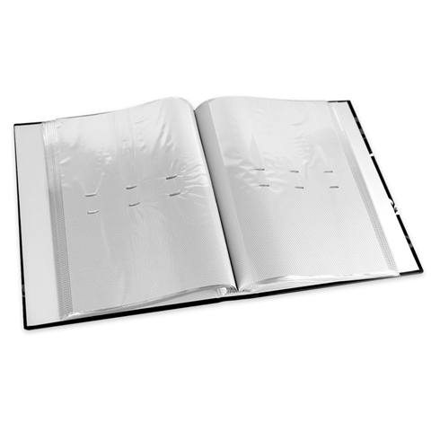 Zep Insert Album EB46100B Ombrie Noir pour 100 Photos 10x15 cm