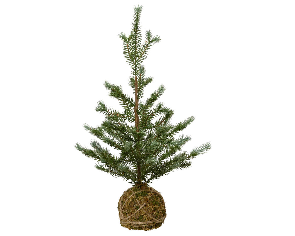 Lumineo kerstboom op mosbol h60cm