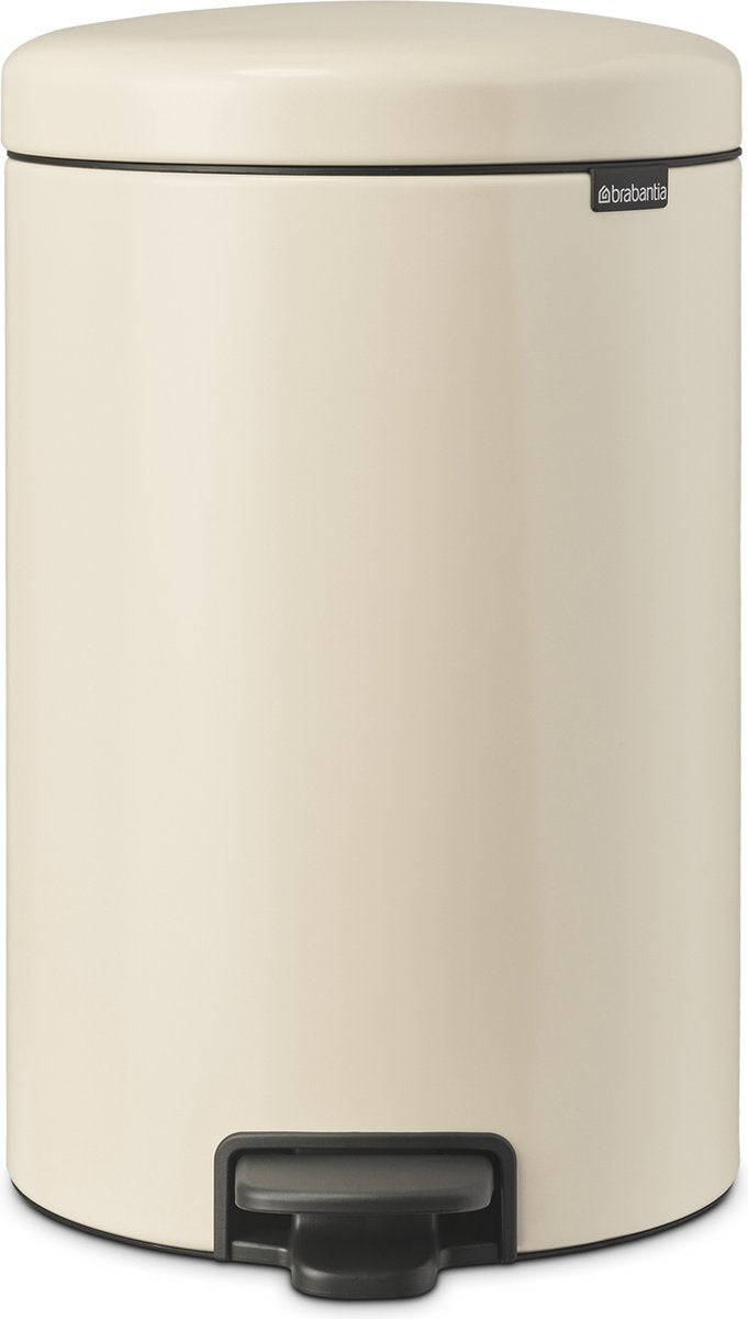 Brabantia newicon prullenbak - 20 liter - soft beige