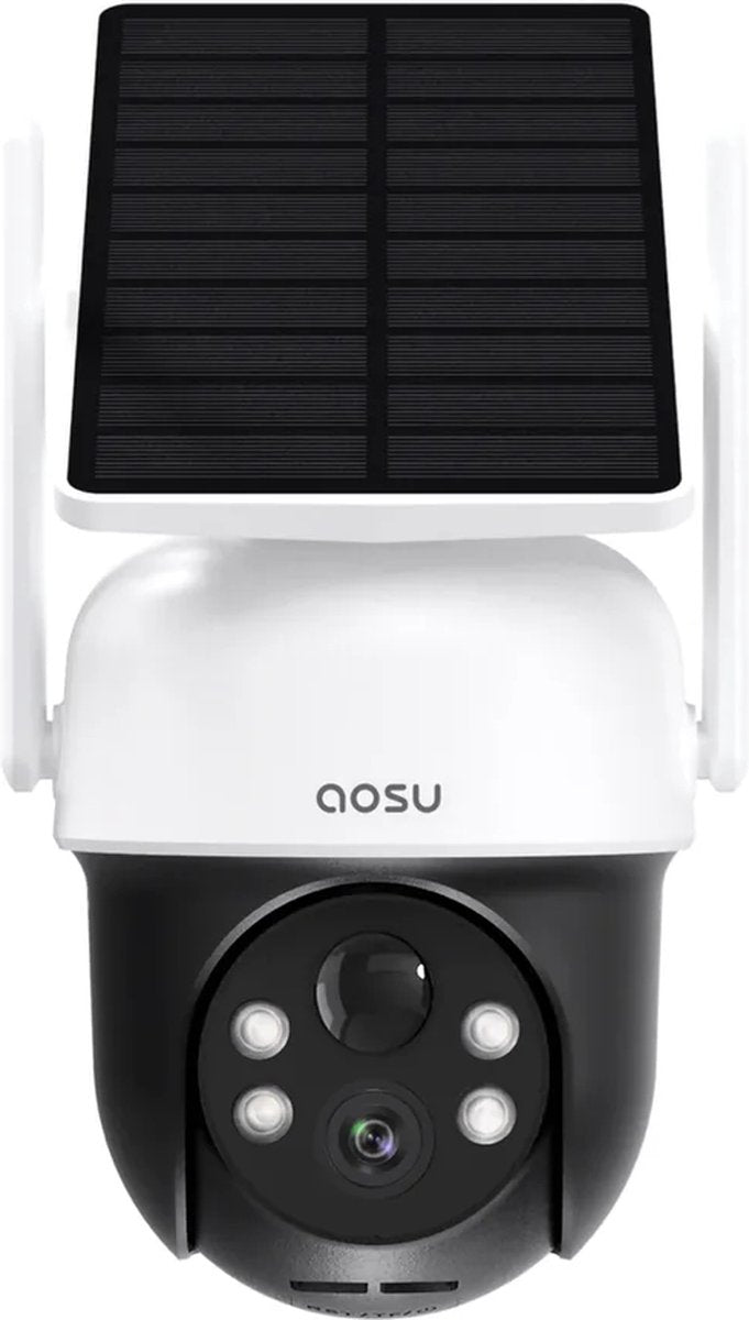 Aosu solarcam d1 classic - beveiligingscamera - 2k beeld - 2-weg audio - 360° zicht ai tracking